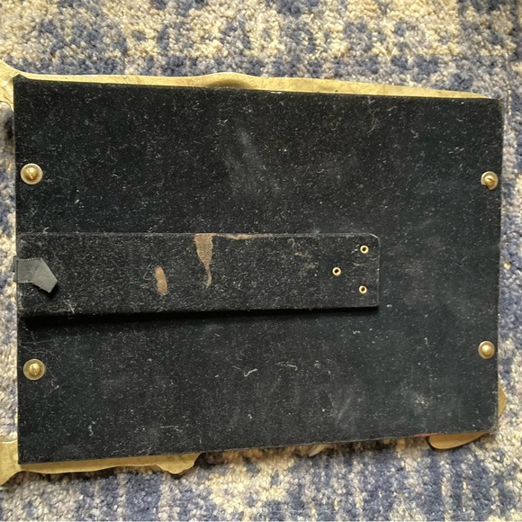 Art Nouveau Brass Mirror "Lady by the Lake” - Picture 5 of 10